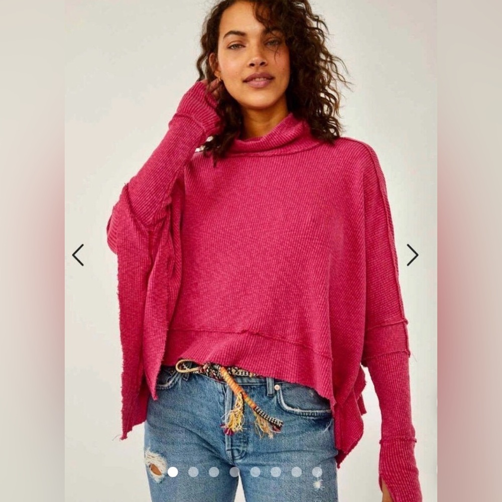 Free People Moon Daisy Pullover long sleeves sweater size XS